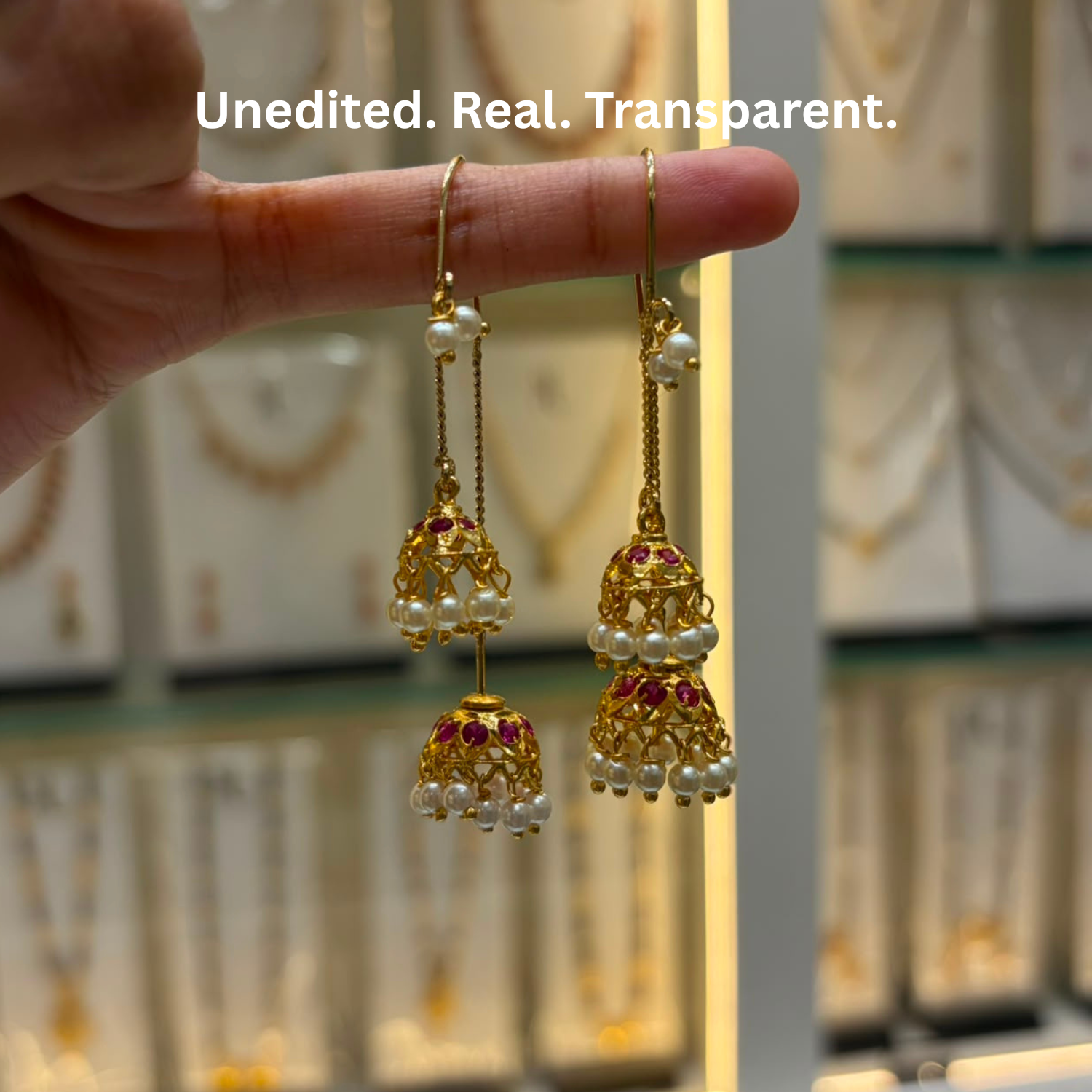 Mrinalini Sui Daga Jhumka (PJD's Jhumka Collection)