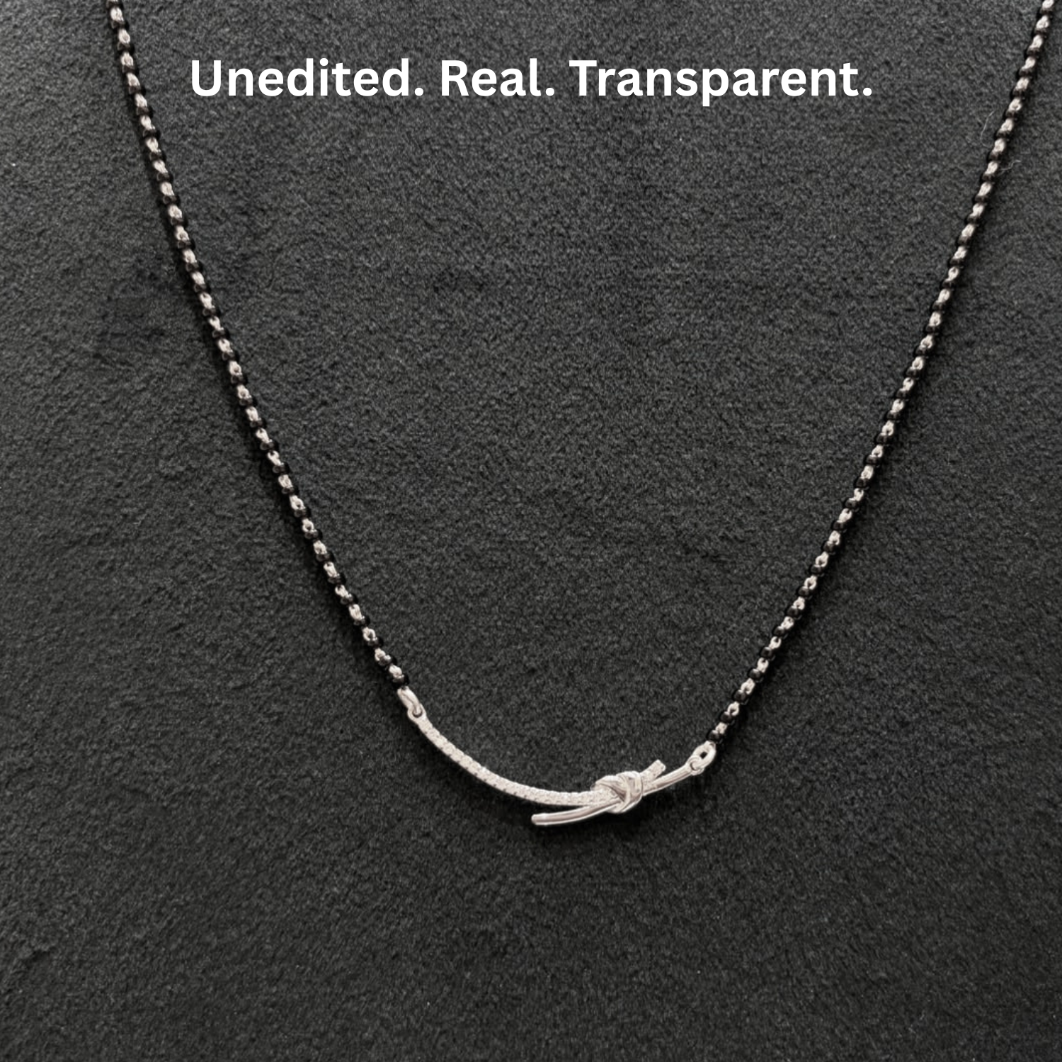 925 Silver Knot Mangalsutra