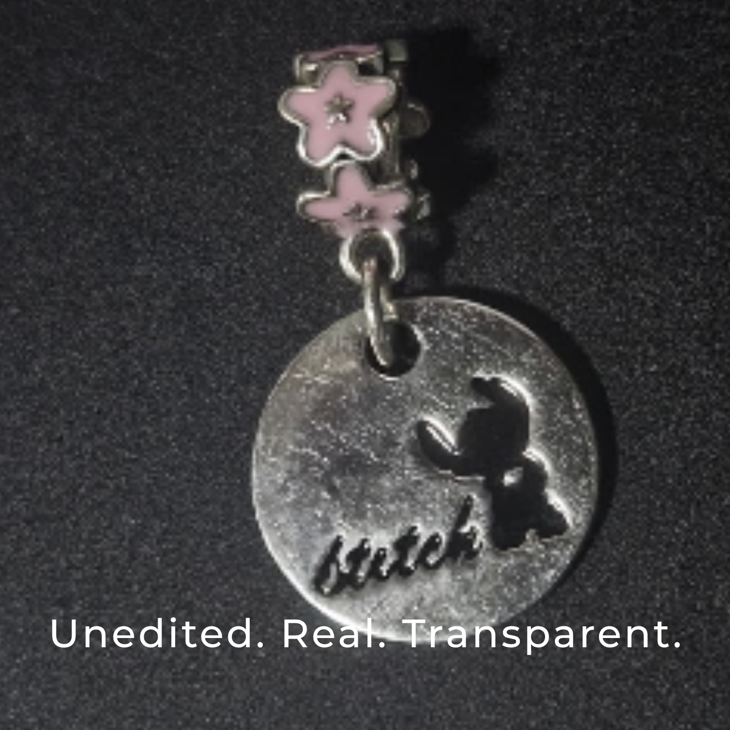 925 Silver "Ohana" Silhouette Dangle Charm