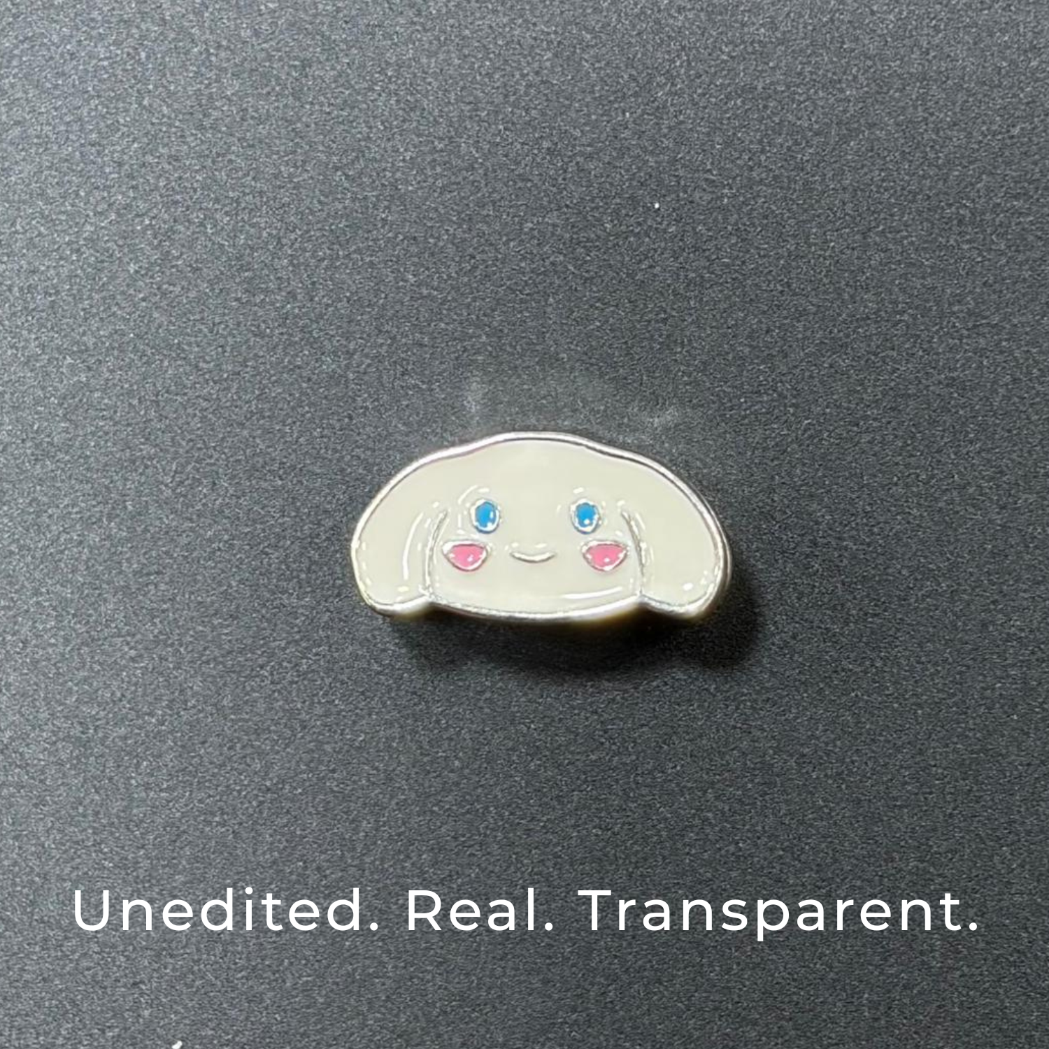 925 Silver Blue Eyes Blush Puppy Charm