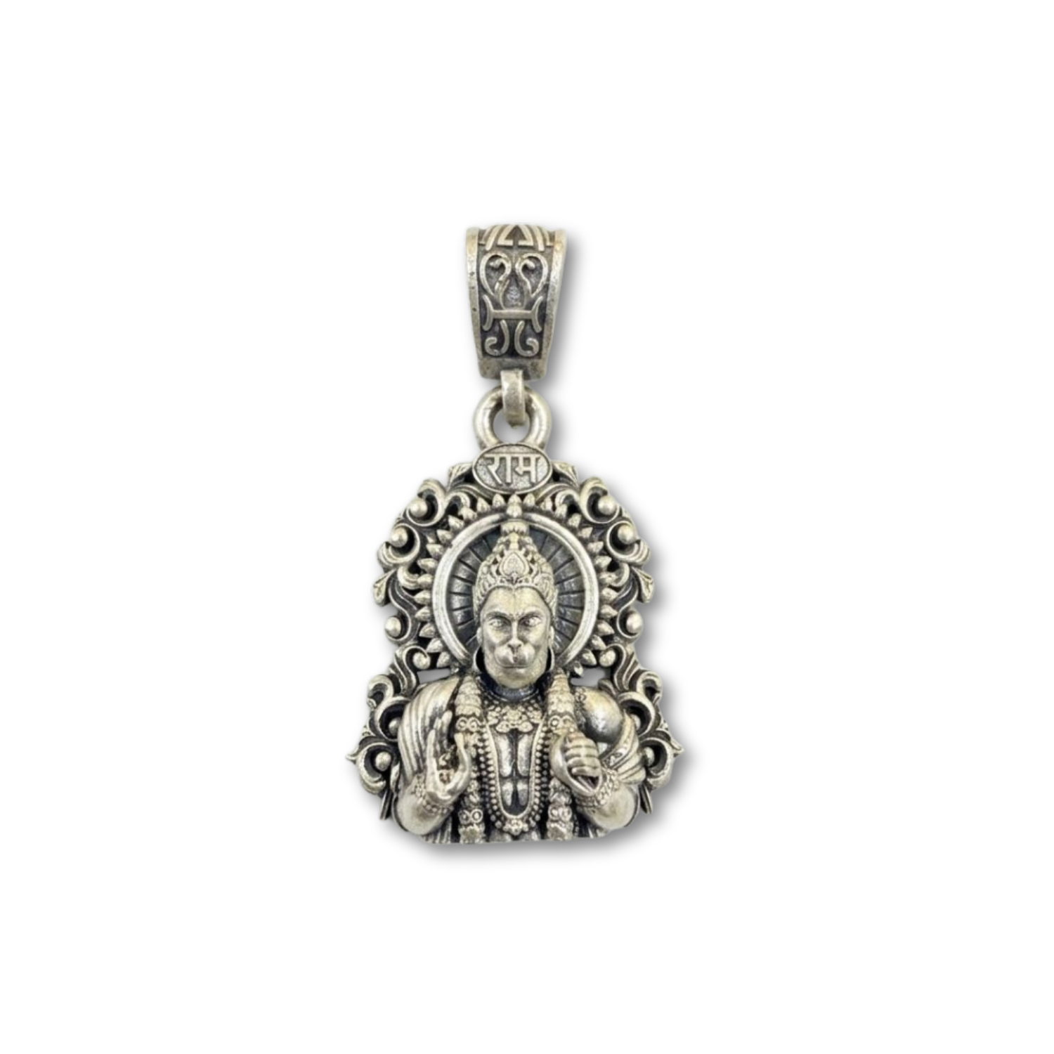 925 Silver The Shri Ram-Stuti Hanuman Amulet: A Symbol of Infinite Devotion