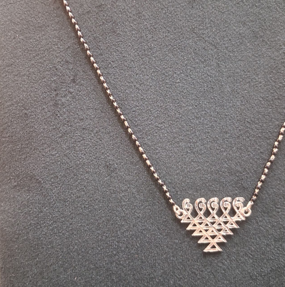 925 Silver Saraswati Mangalsutra