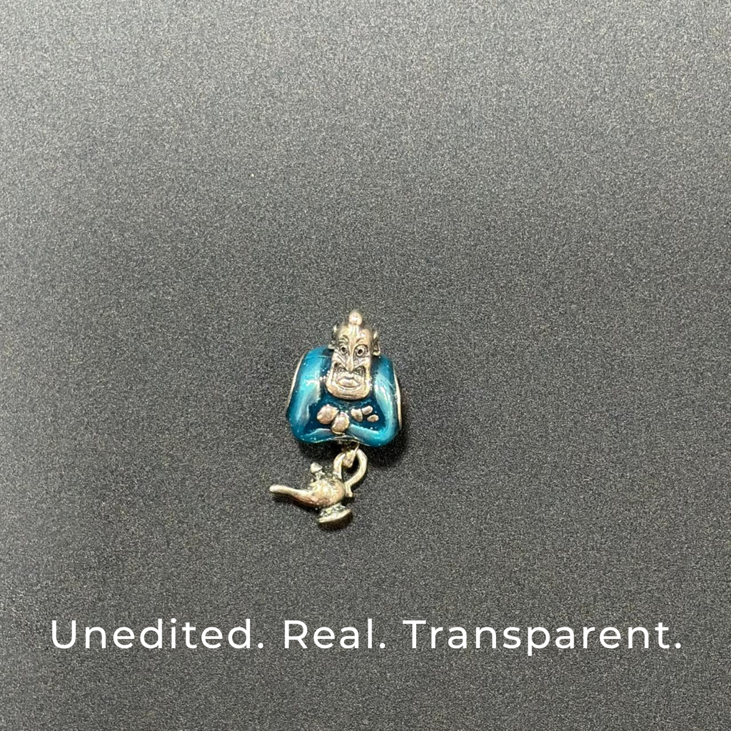 925 Silver Genie Magic Lamp Dangle Charm
