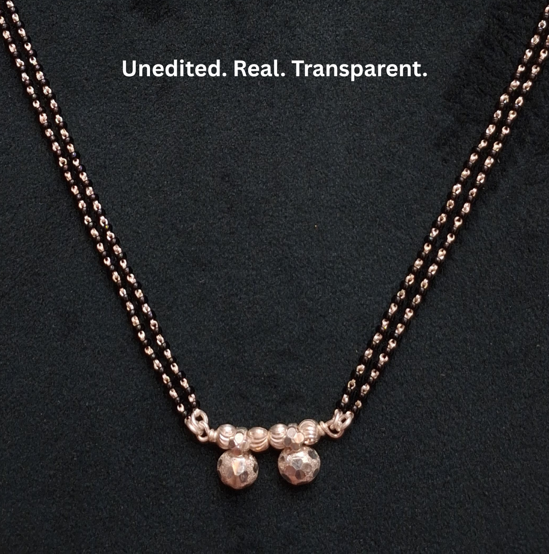 925 Silver Vati Celestial Mangalsutra