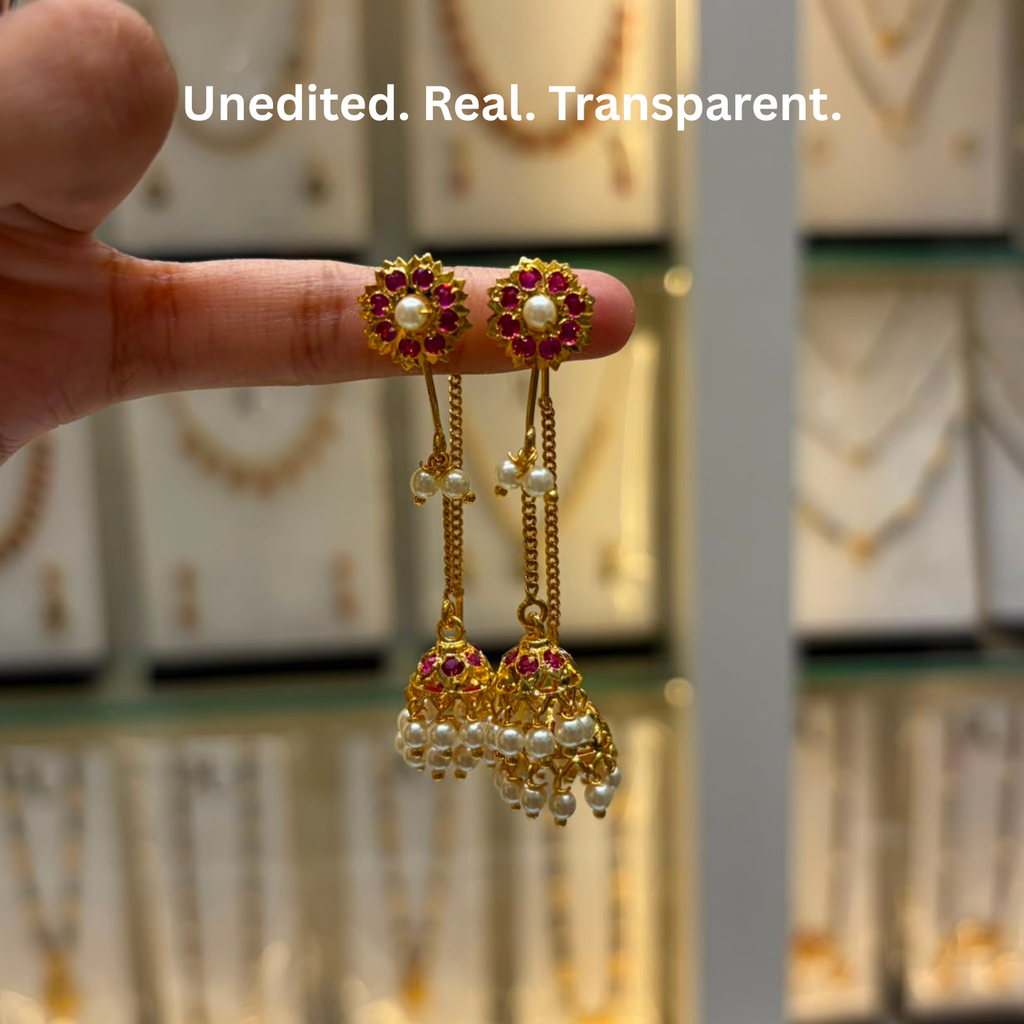 Vaidehi Twin Sui Daga Jhumka (PJD's Jhumka Collection)