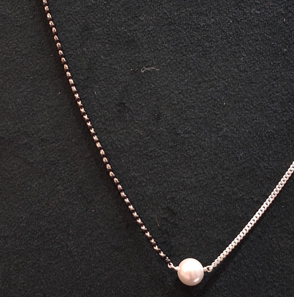 925 Silver Chain-Ganthan Pearl Mangalsutra