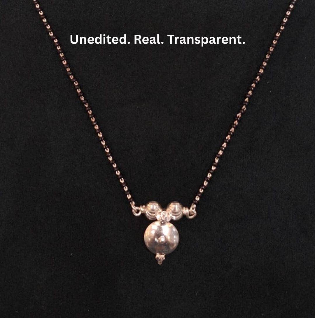 925 Silver Vatee Mangalsutra
