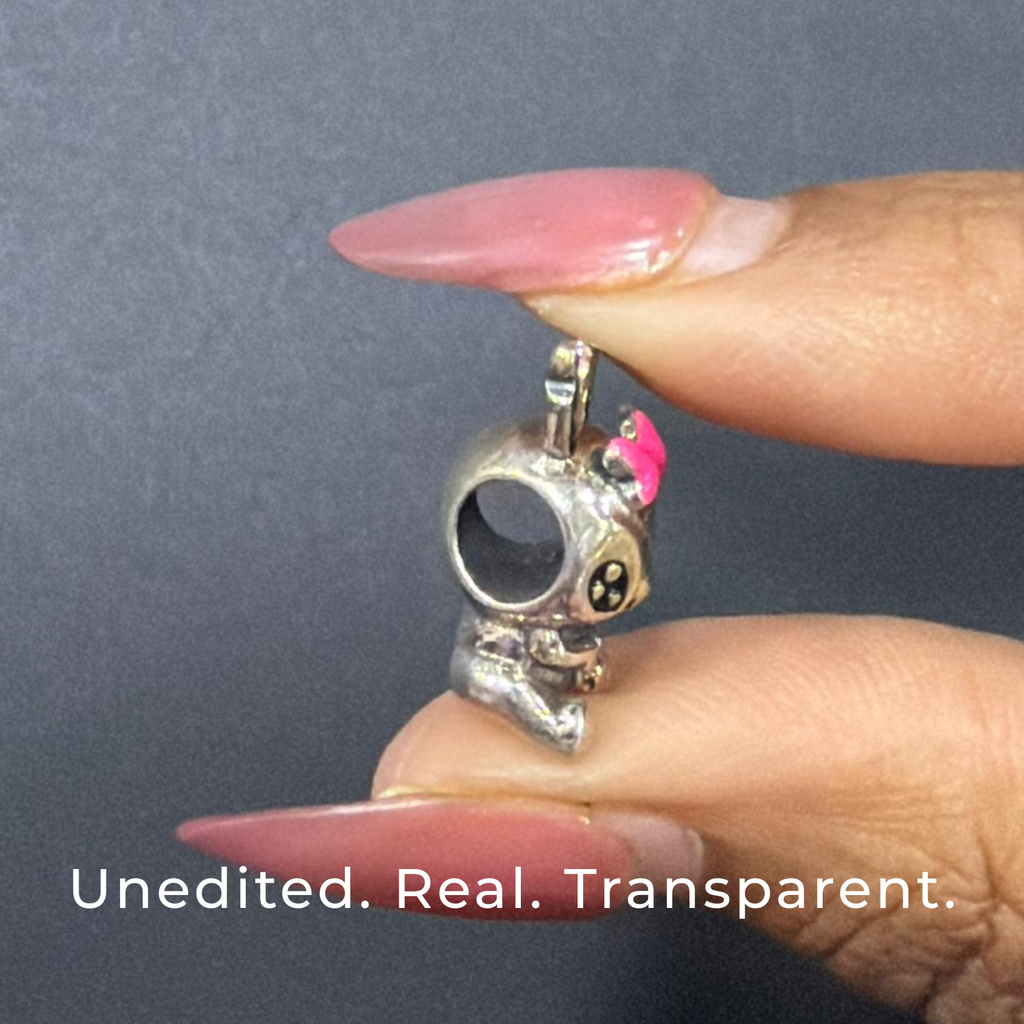 925 Silver Mischievous Alien Cutie Charm