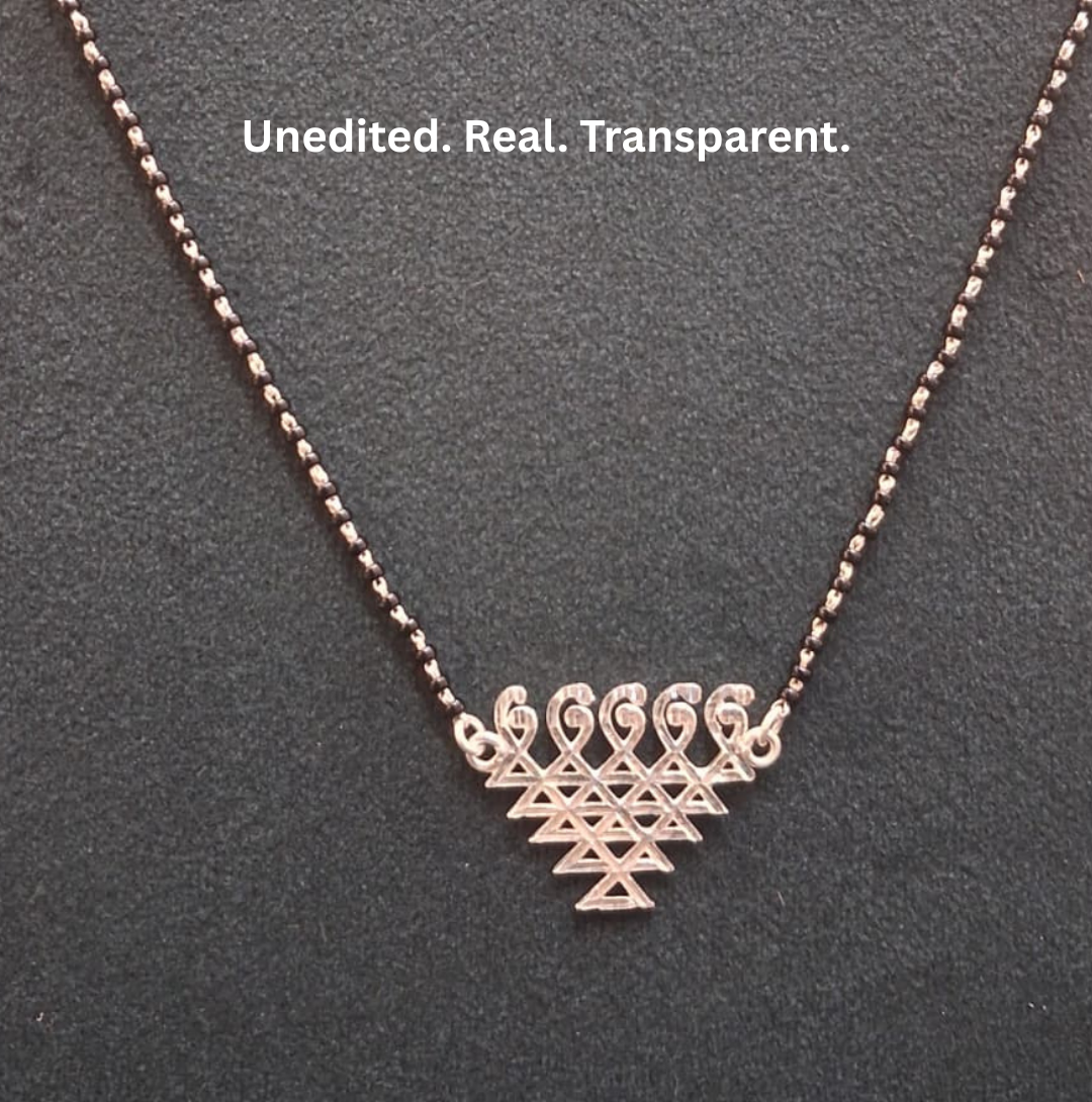 925 Silver Saraswati Mangalsutra