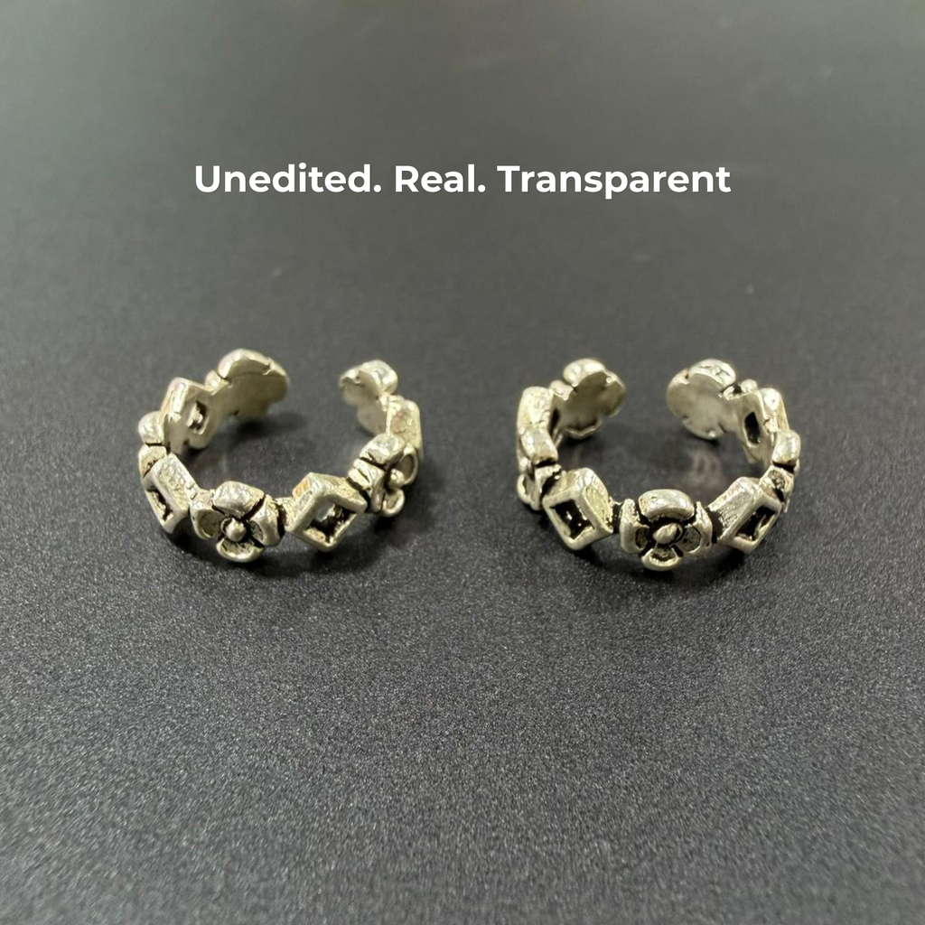 Pushpa Sterling Silver Jodvi