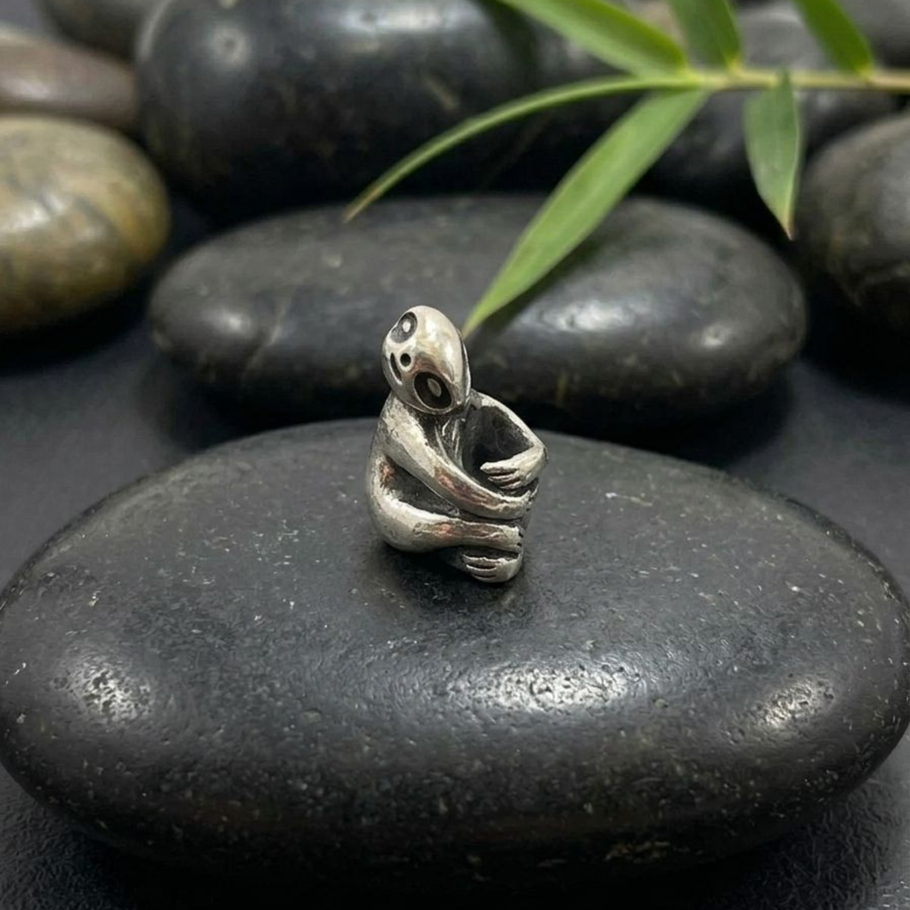 925 Silver Hanging Sloth Charm