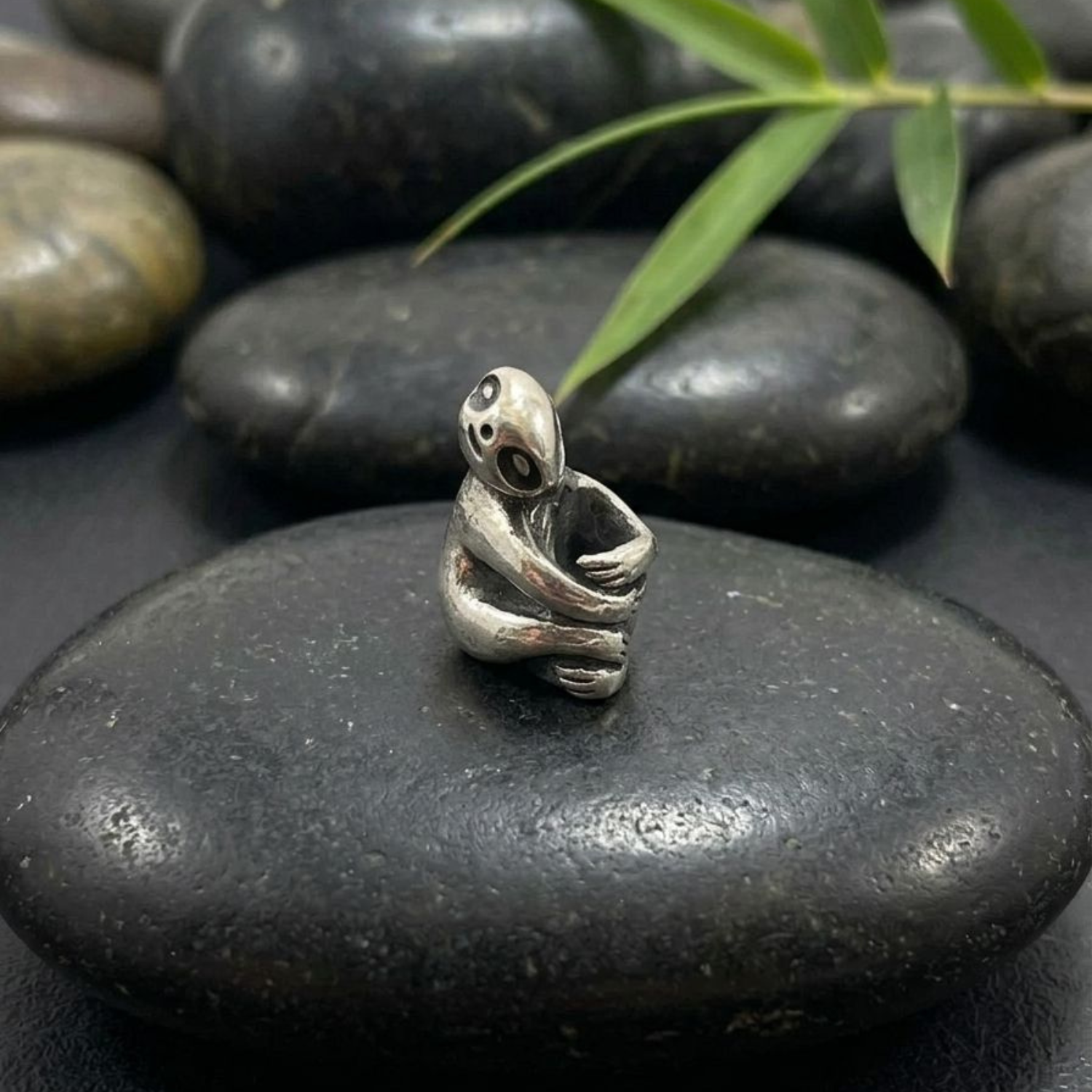 925 Silver Hanging Sloth Charm