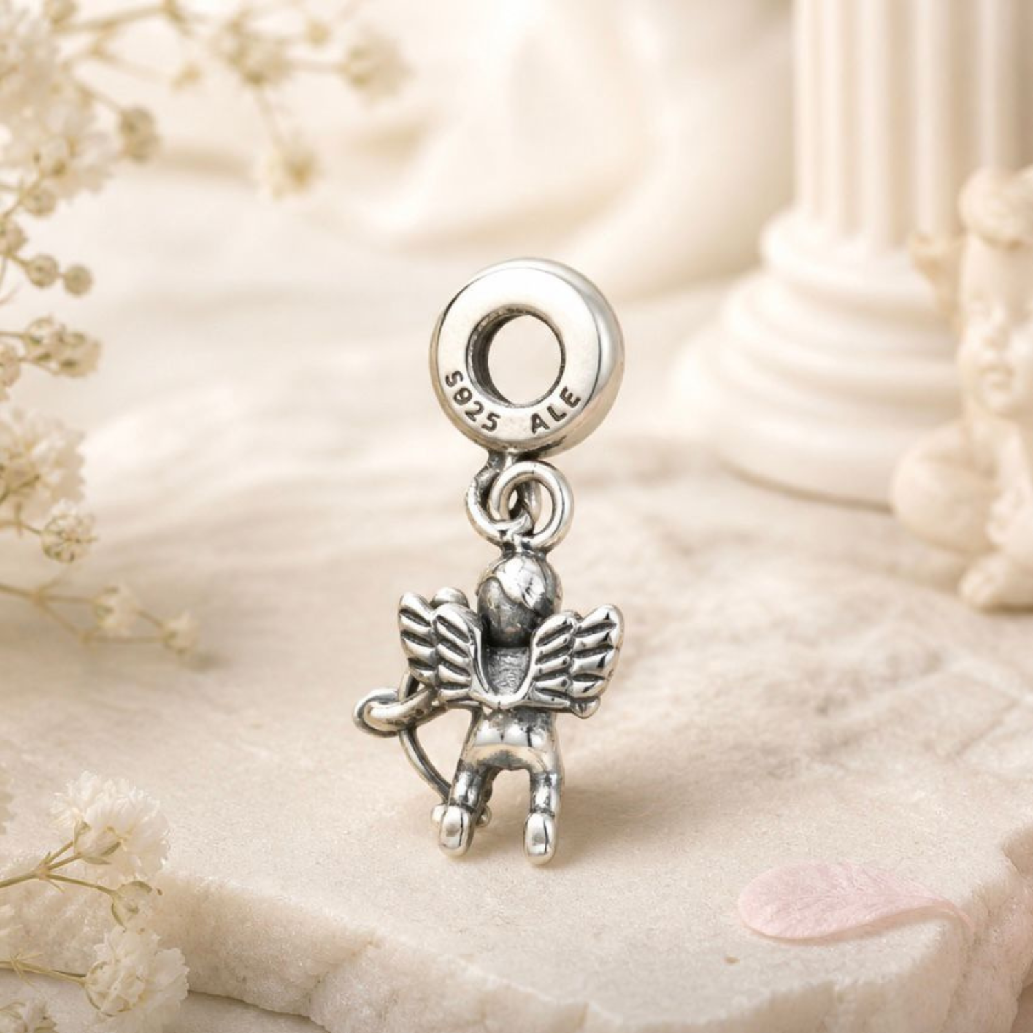 925 Silver Cupid’s Golden Arrow Charm