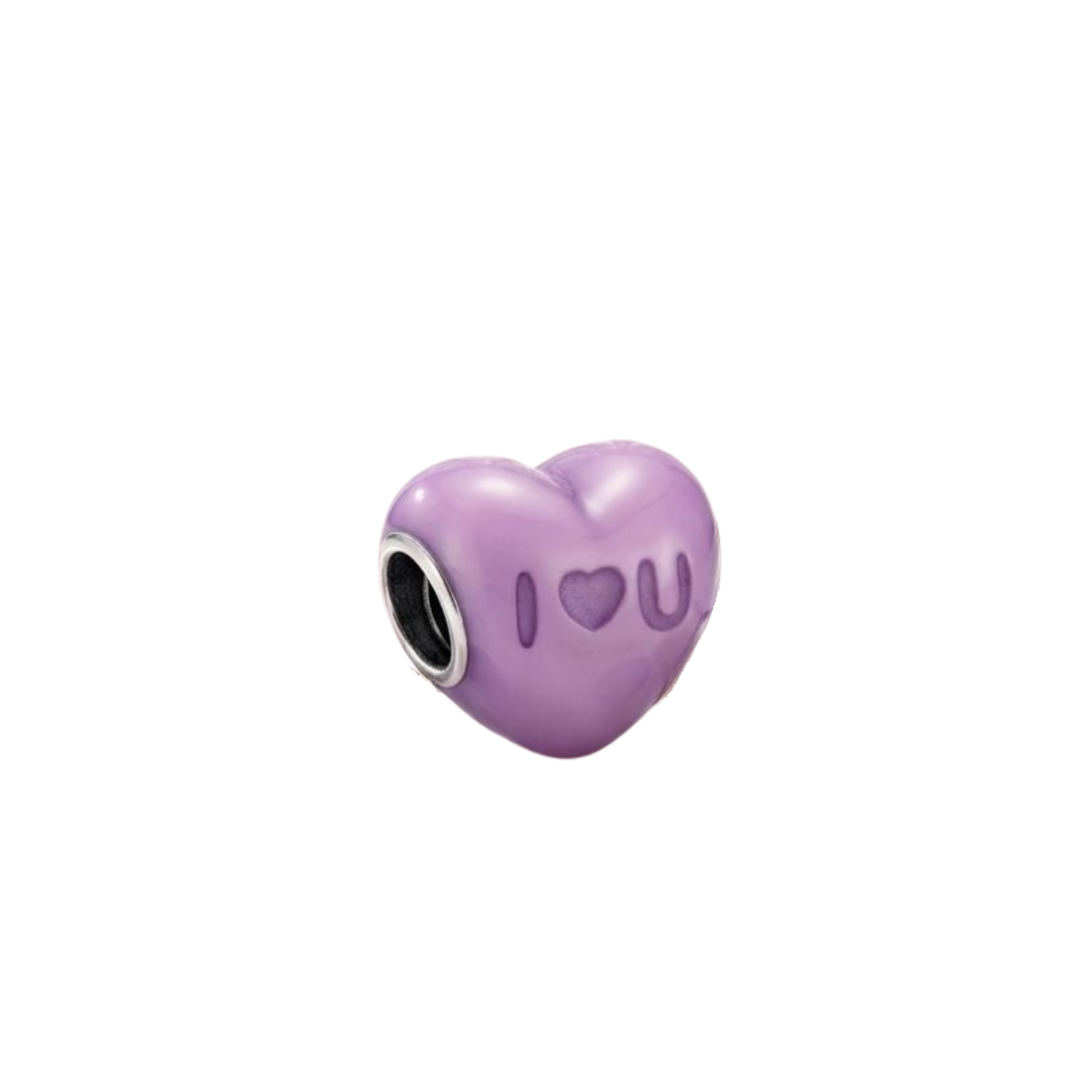925 Silver "Baby Girl" Color-Changing Heart Charm
