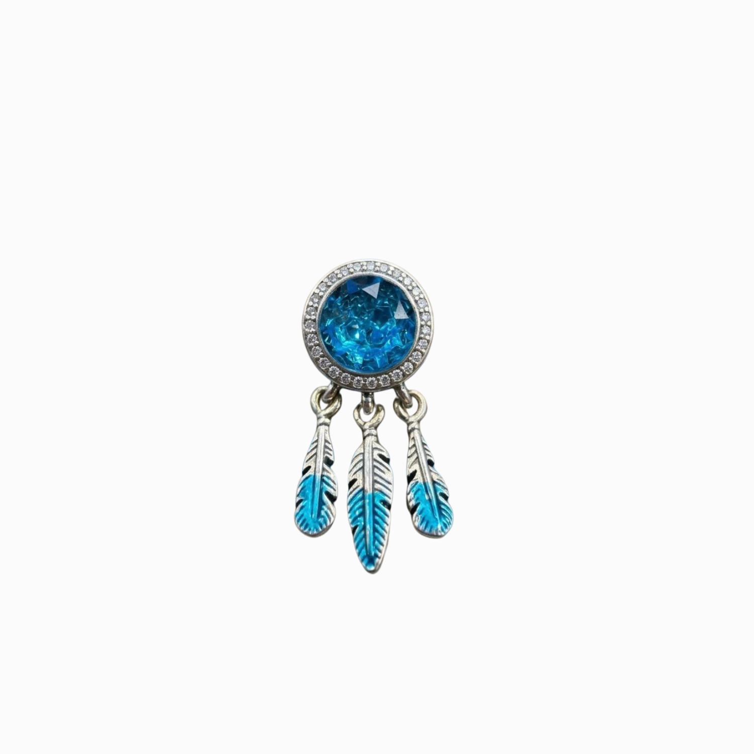 925 Silver Spiritual Dreamcatcher Charm