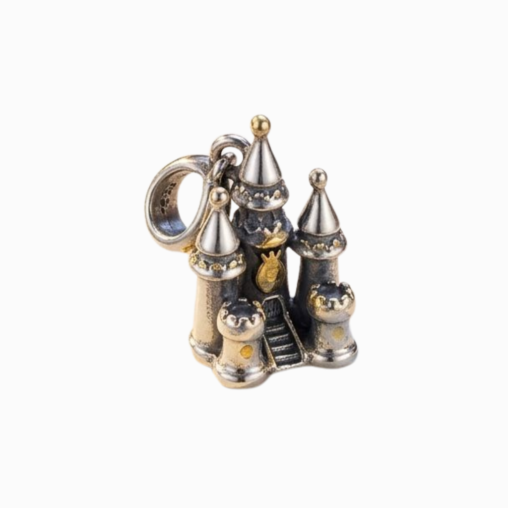 925 Silver Enchanted Fairytale Castle Charm
