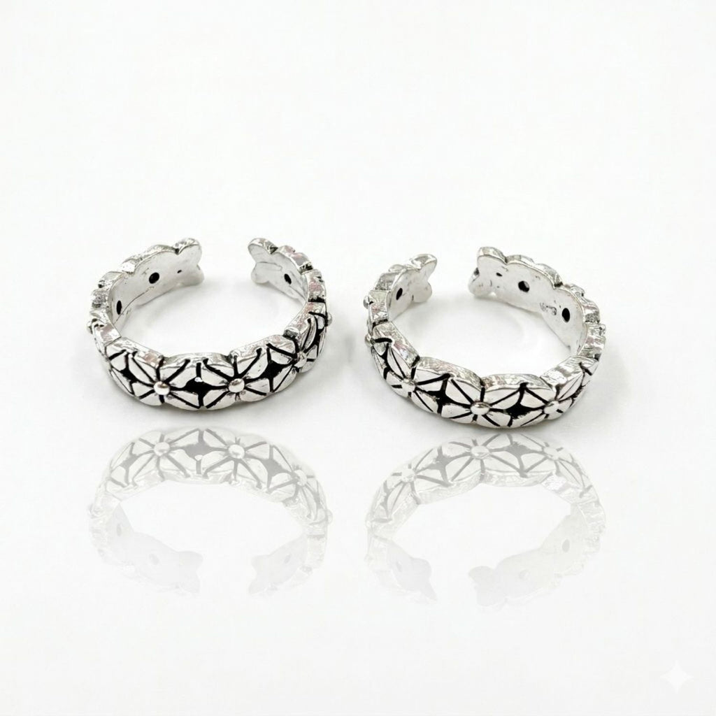 Phulwari Sterling Silver Jodvi