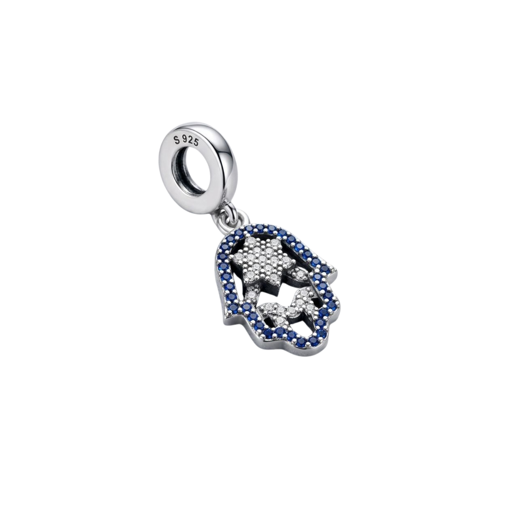 925 Silver Hamsa Protection Charm
