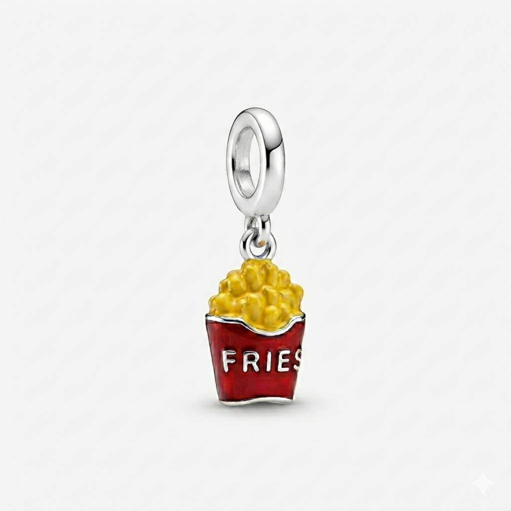 925 Silver Crispy Golden Fries Charm (McDonald's)