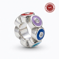 925 Silver Evil Eye Ring Charm