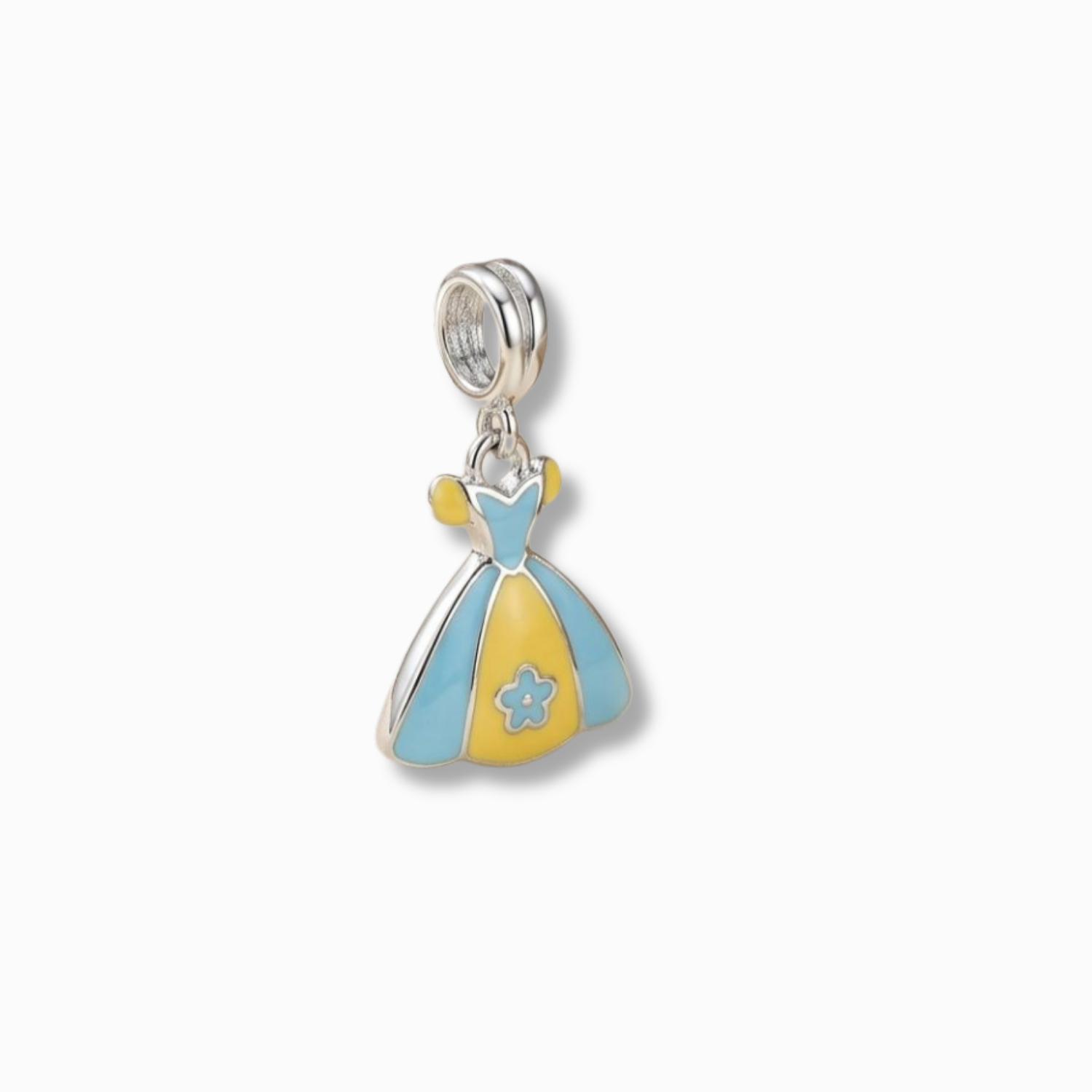 925 Silver Enchanted Gala Dress Charm