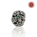 925 Silver Sparkling Flower Ball Charm
