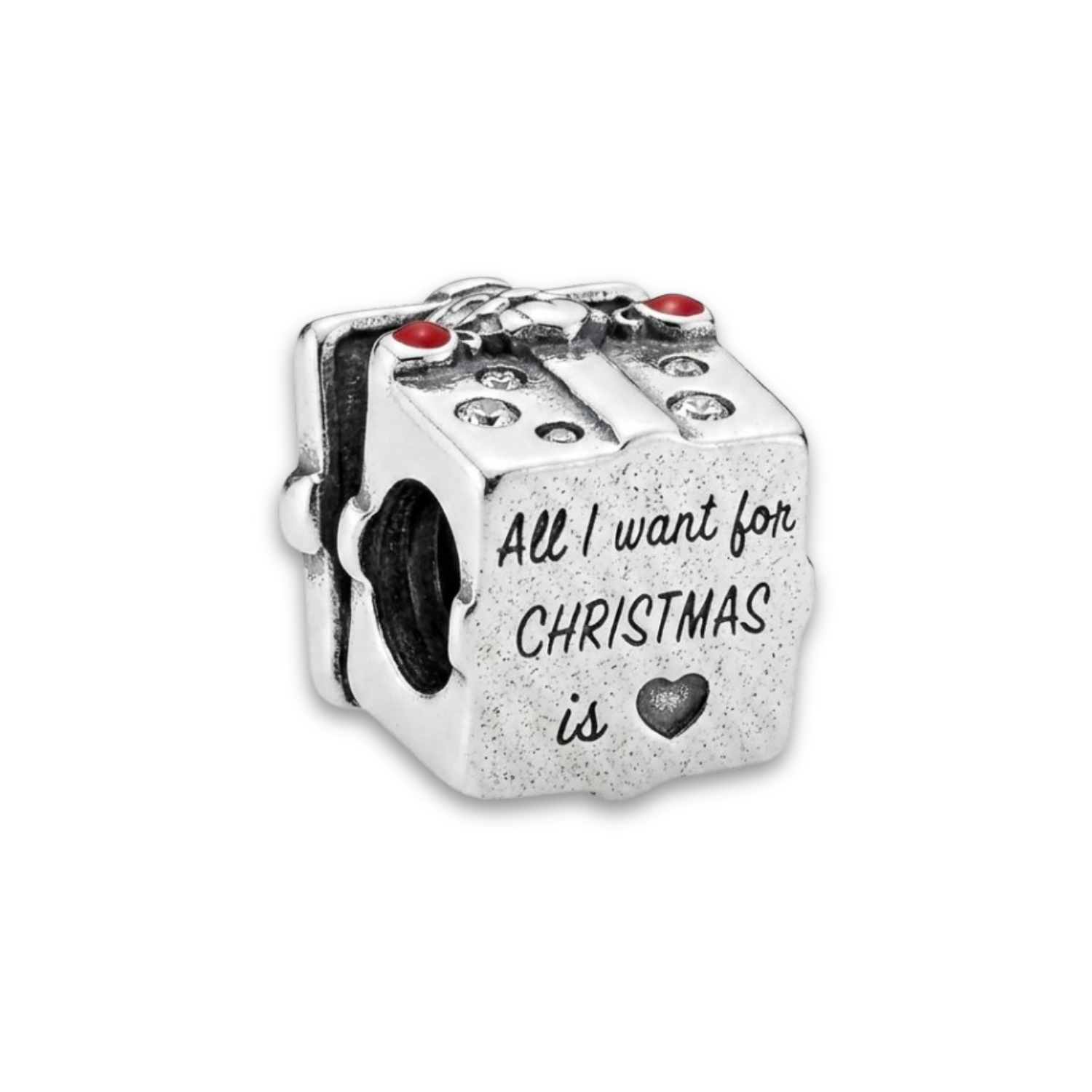 925 Silver Surprise Santa in Giftbox Charm
