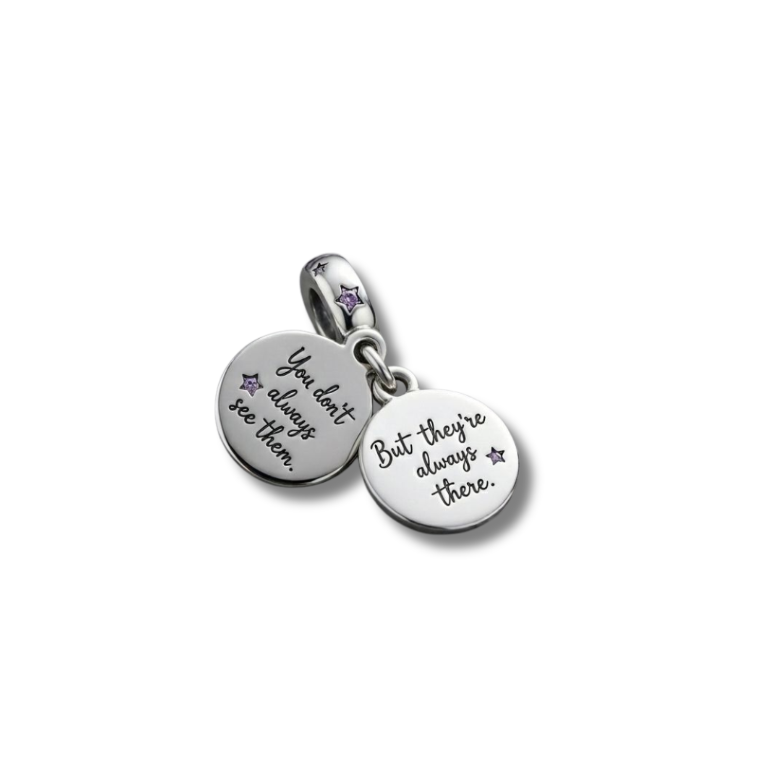 925 Silver "Sisters" Celestial Star Charm