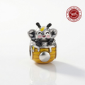 Happy Honey Bee in Honeypot Bead Charm