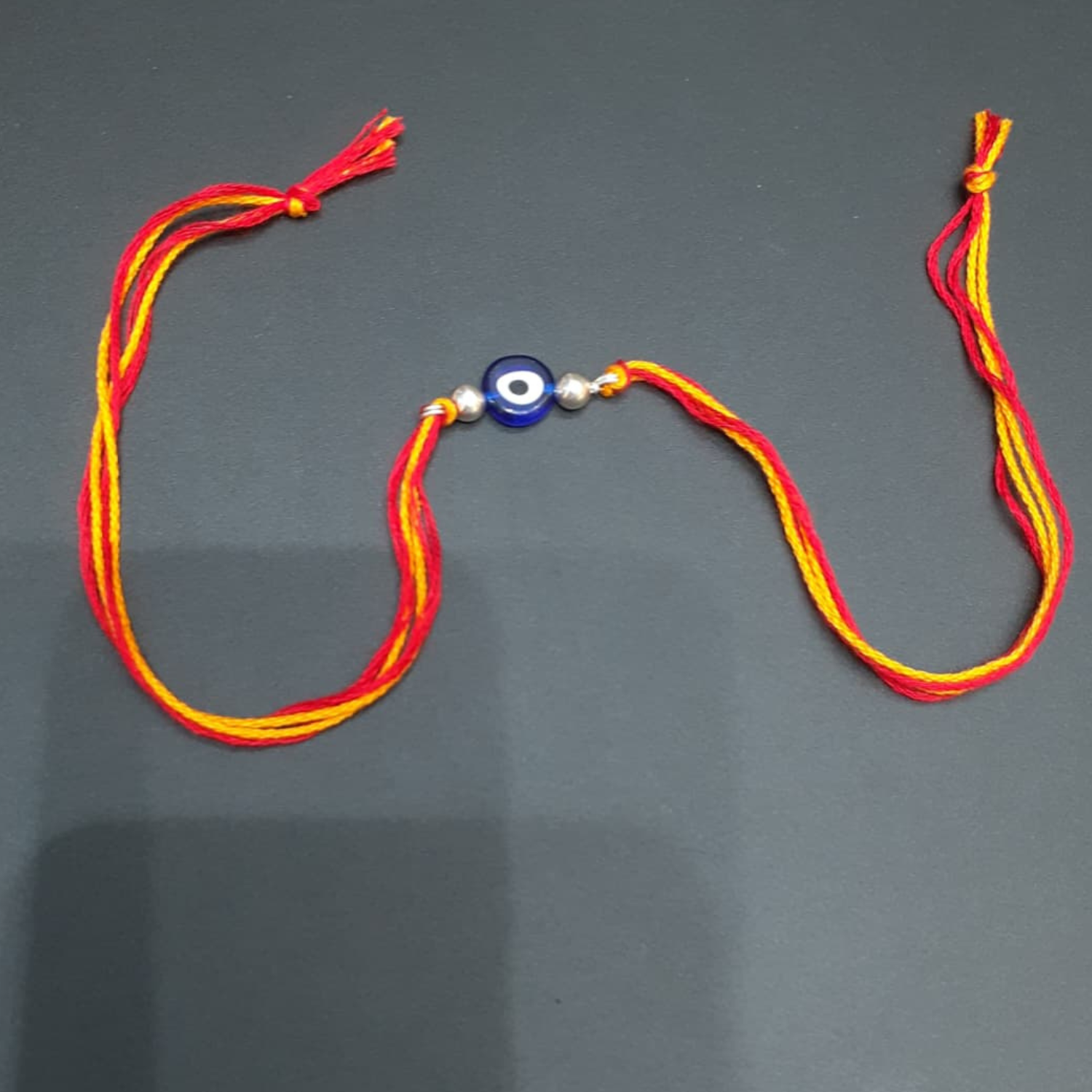 925 Silver Minimal Evil Eye Rakhi