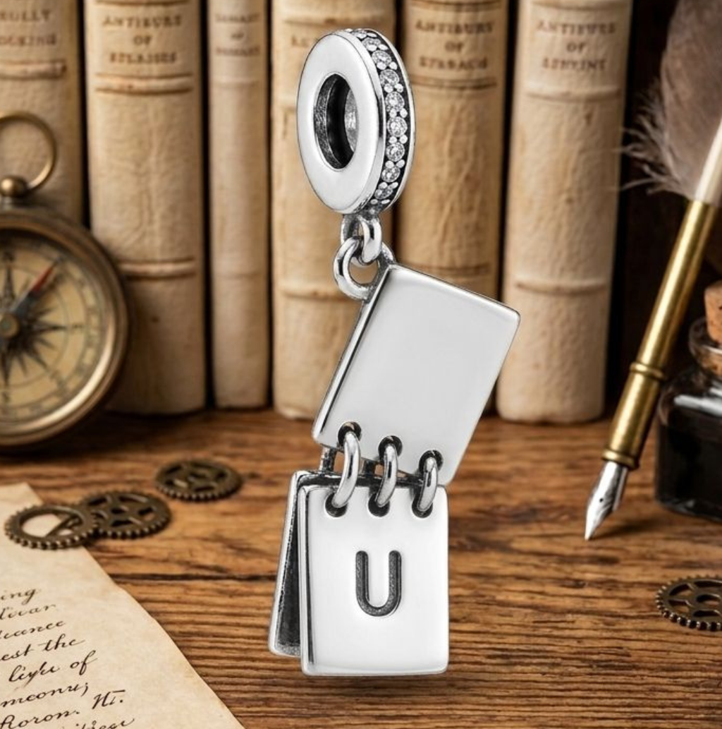 “Love Notes” Notebook Dangle Charm