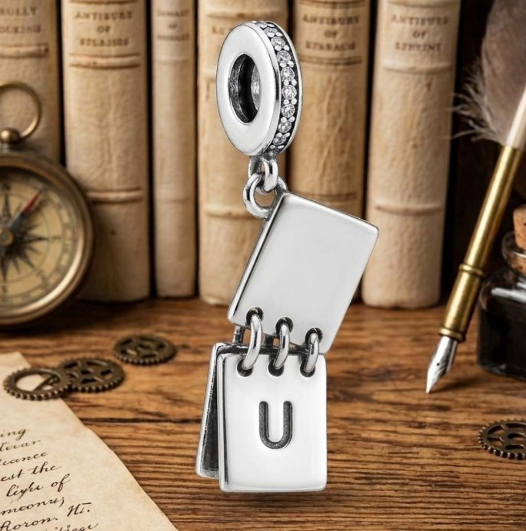 “Love Notes” Notebook Dangle Charm