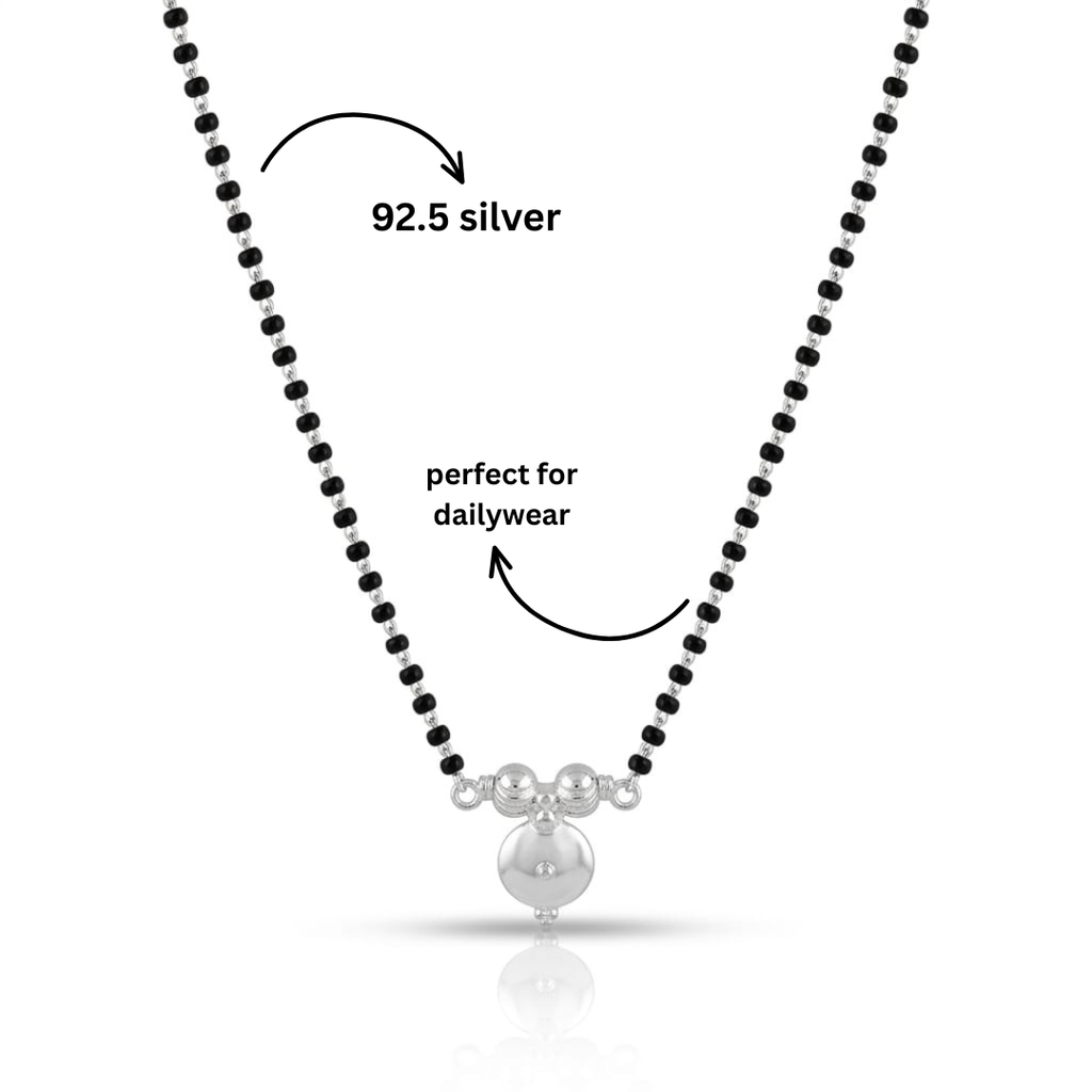 925 Silver Vatee Mangalsutra