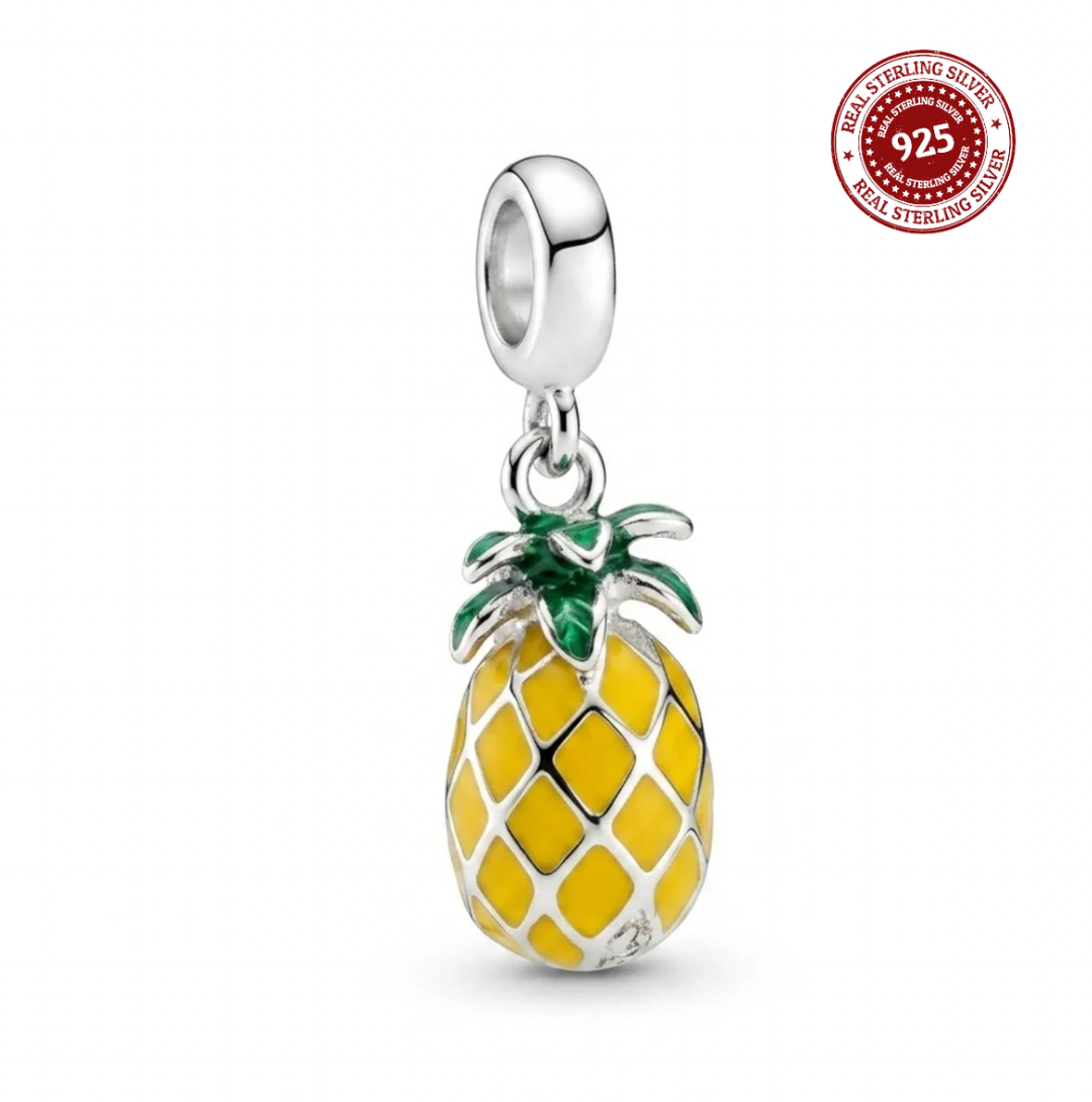 Tropical Pineapple Dangle Charm