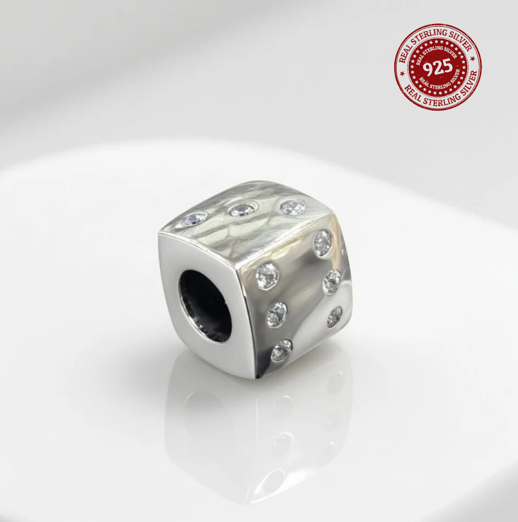 "Game Night" Shimmering Dice Charm