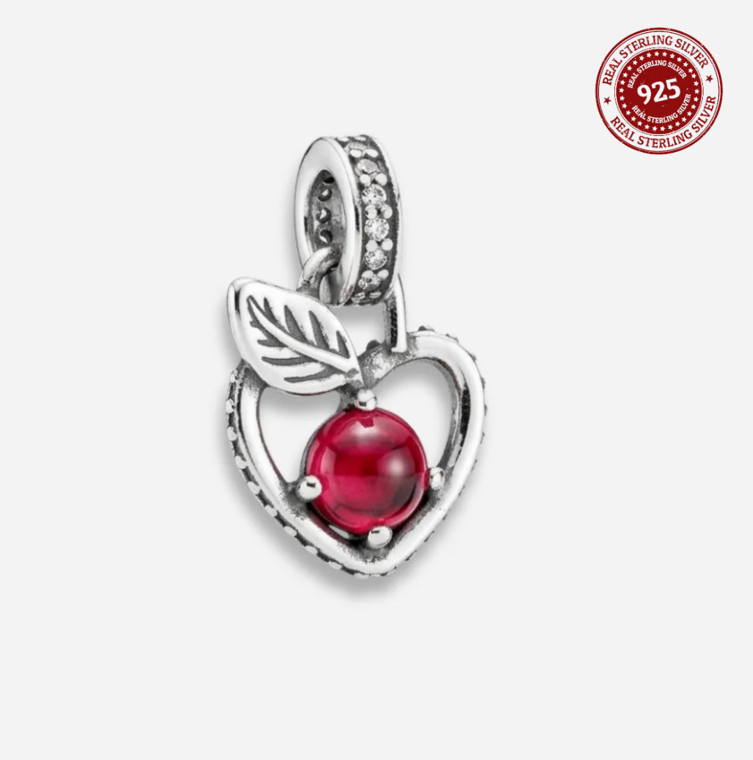 Forbidden Apple Heart Charm