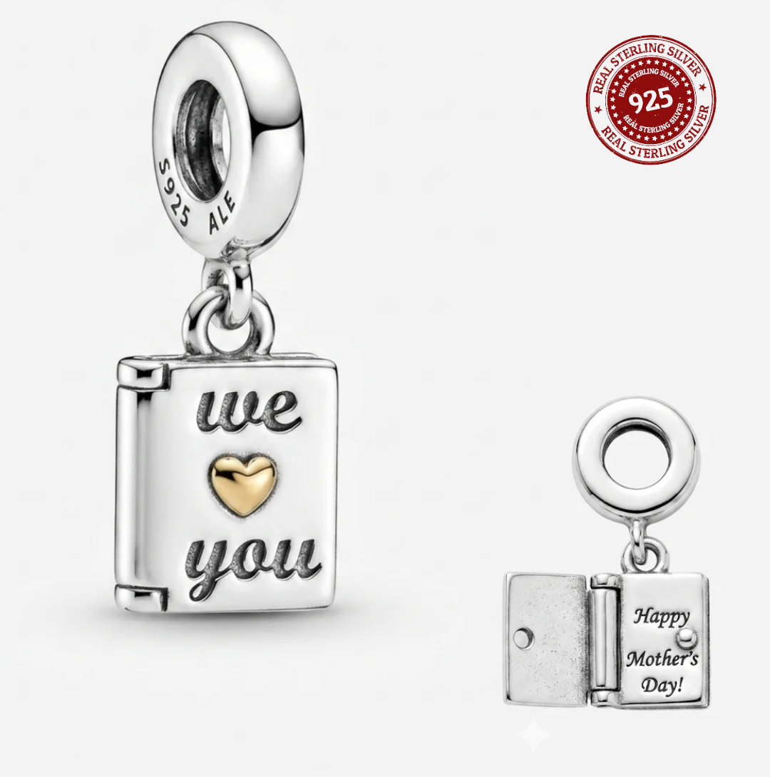 "We Love You" Storybook Charm (For mother's)