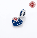 Australia Heart Travel Dangle Charm