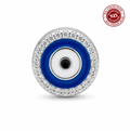 Classic CZ Blue Evil Eye Protection Charm