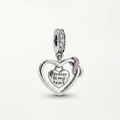 925 Silver "Forever in my Heart" Infinity Bond Charm