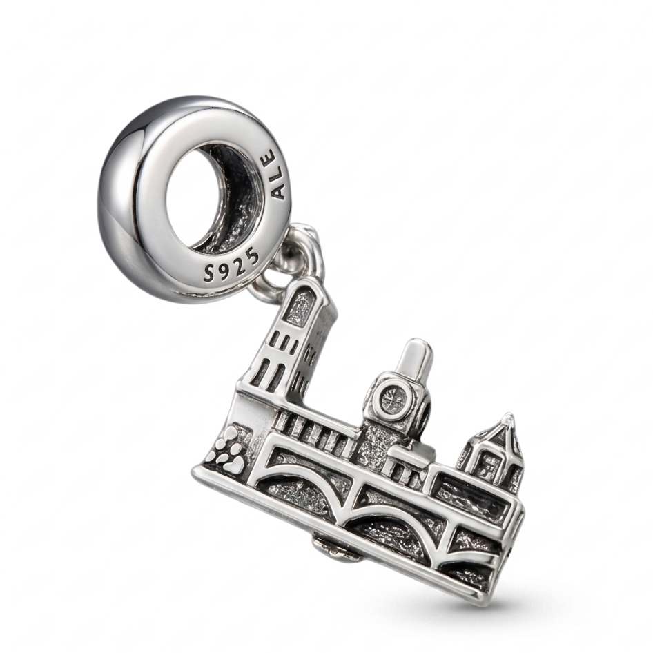 925 Silver London Landmark Bridge Dangle Charm