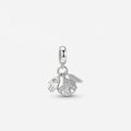 925 Silver Spiritual Protection Triple Dangle Charm