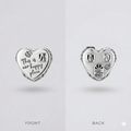 Happy Place Heart 925 Silver Charm