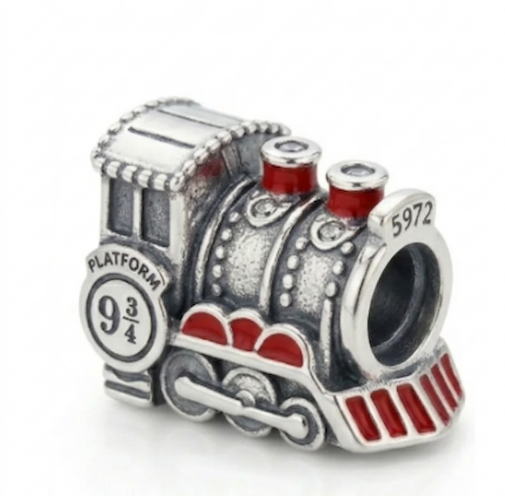925 Silver Wizard Express Train Charm – Platform 9¾ Inspired