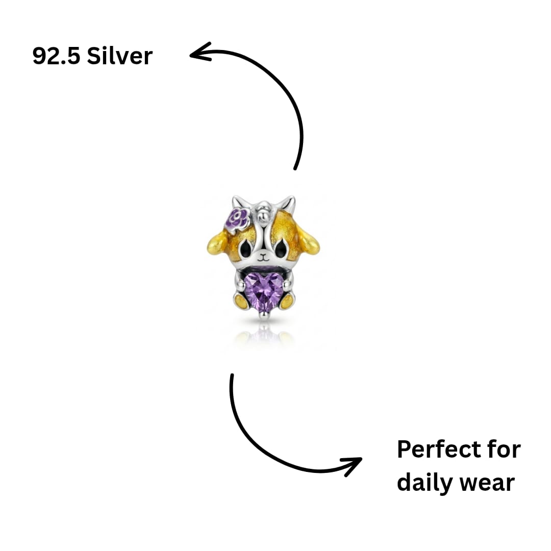 Golden Pup Love Charm