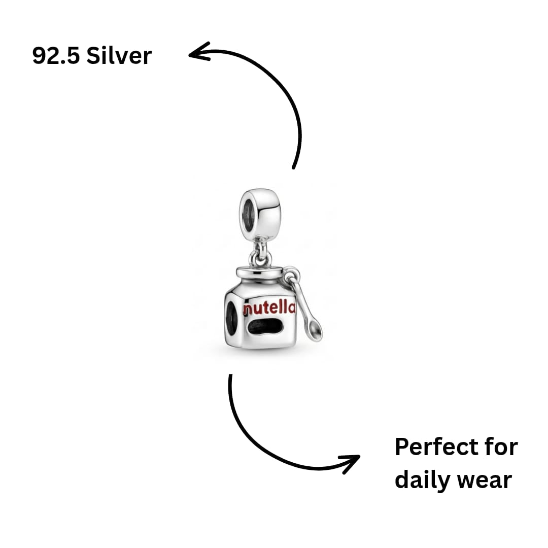 Nutella Jar & Spoon Dangle Charm
