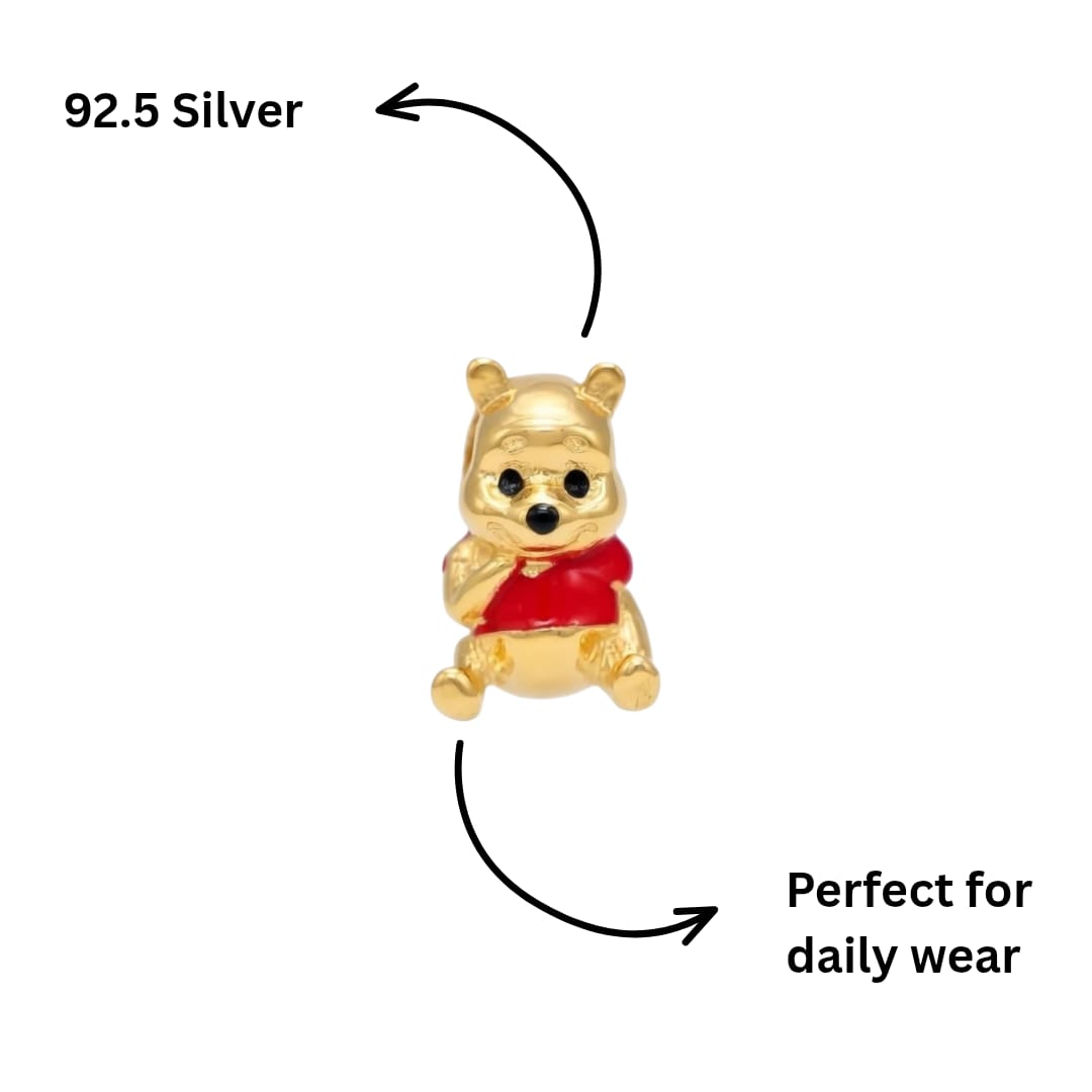 Heartful "Bear" Charm