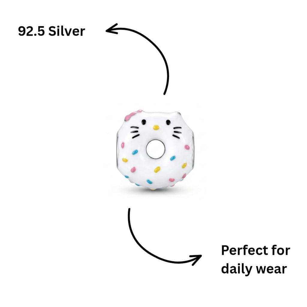 Sweet Treat Kitty Donut Charm