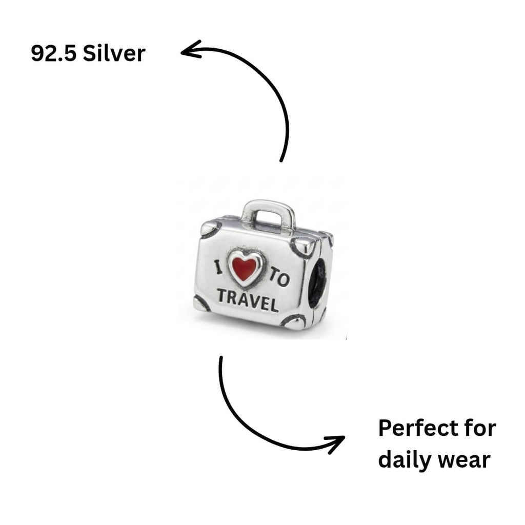 Travel Suitcase Charm – “I To Travel”
