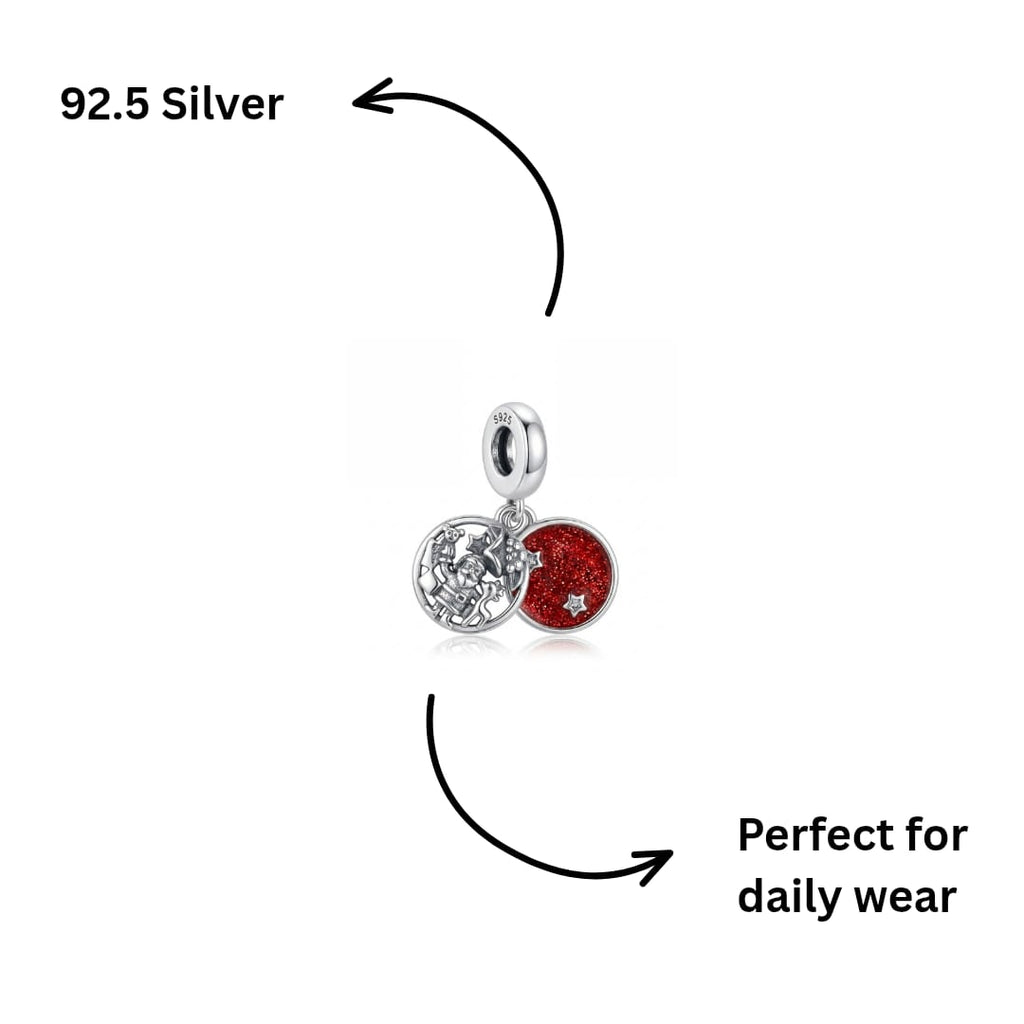 Festive Wishes Dangle Charm (Santa Claus)